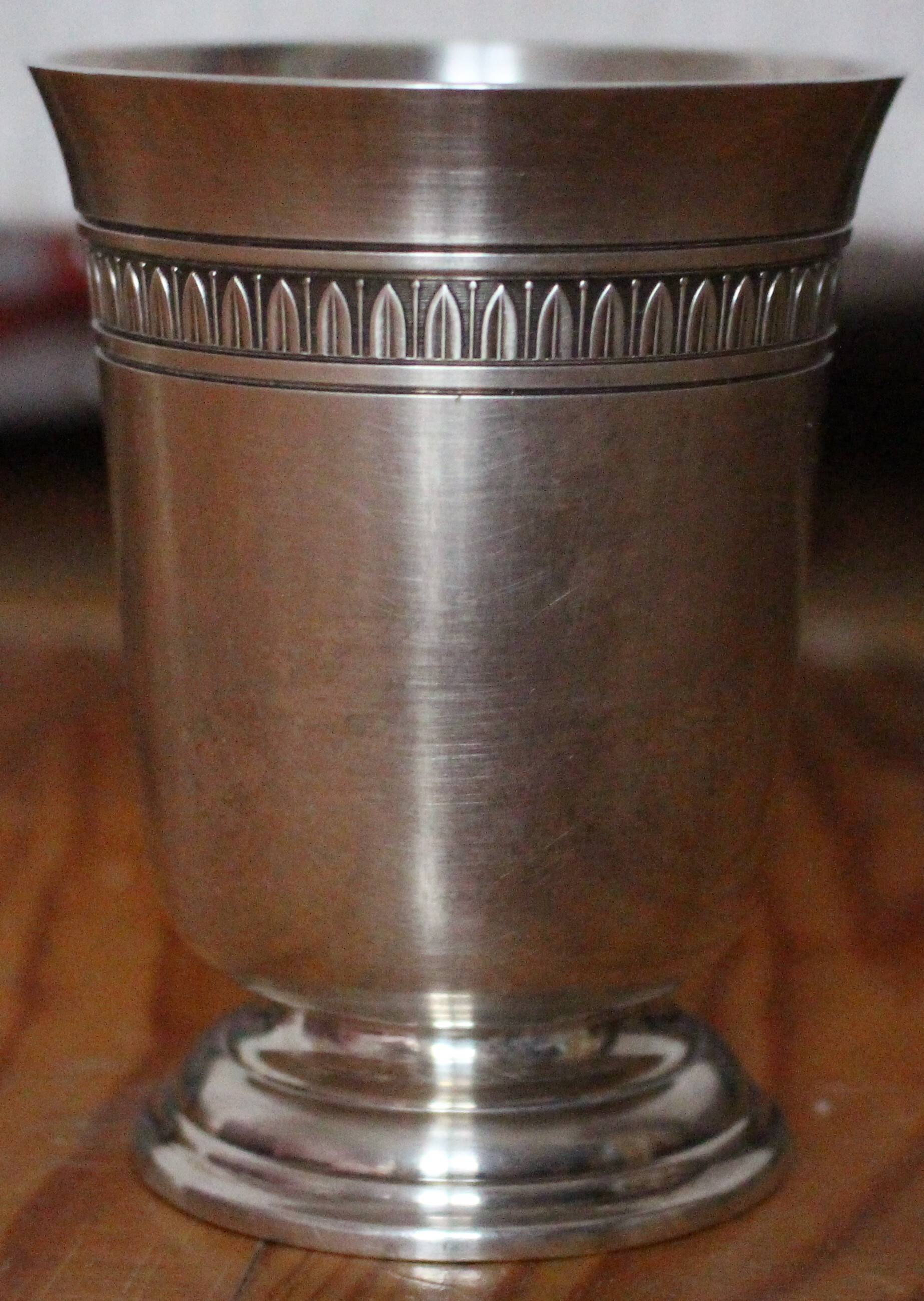 Christofle silver cup