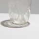 Vase de forme libre en verre lattimo, 1960s
