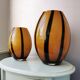 Set of 2 Italian lamps in Volux glass, 80s