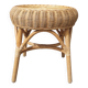 Guéridon, table basse, bambou et rotin, vintage, années 60