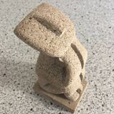 Sculpture the thinker cycladic art