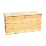 Old blond wood chest