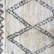Tapis beni ourain  205x245cm