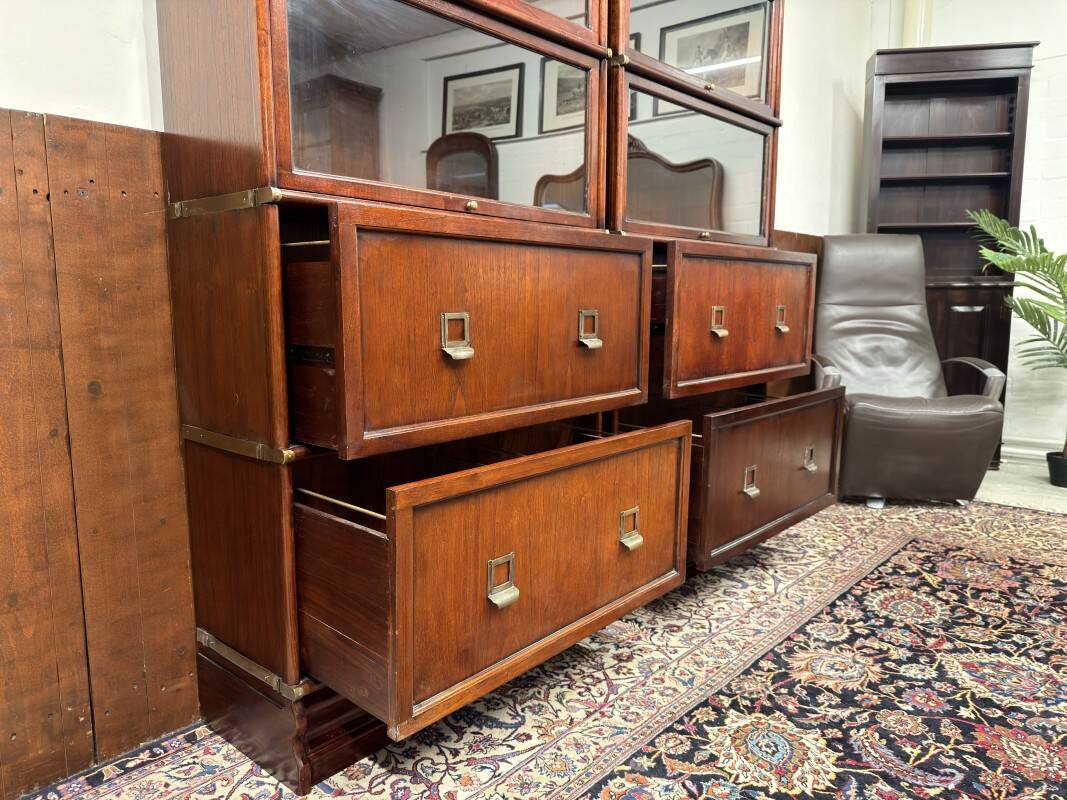 Set English Original Globe Wernicke Bookcase