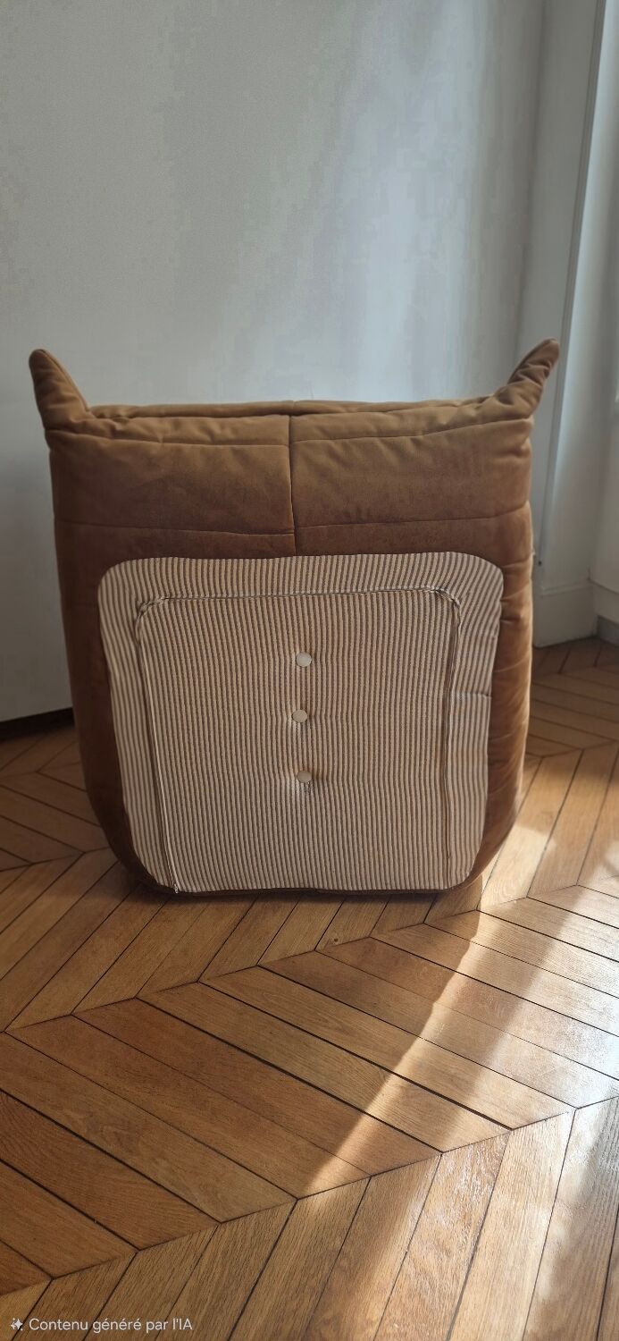 Brown Togo armchair