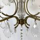 Lustre début XXème en cristal de bohème