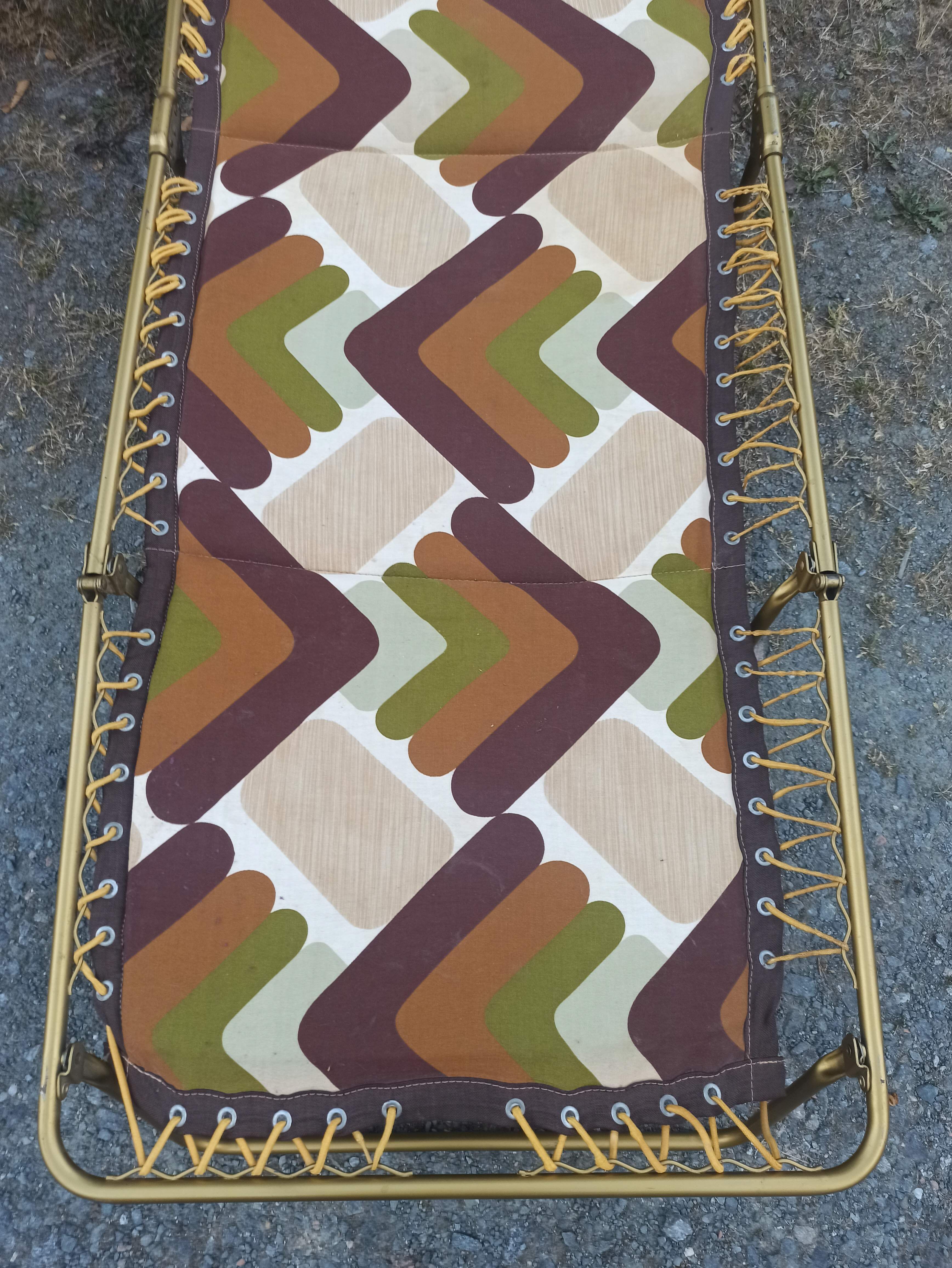 Set 2 sunbathes Lafuma vintage folding sun loungers