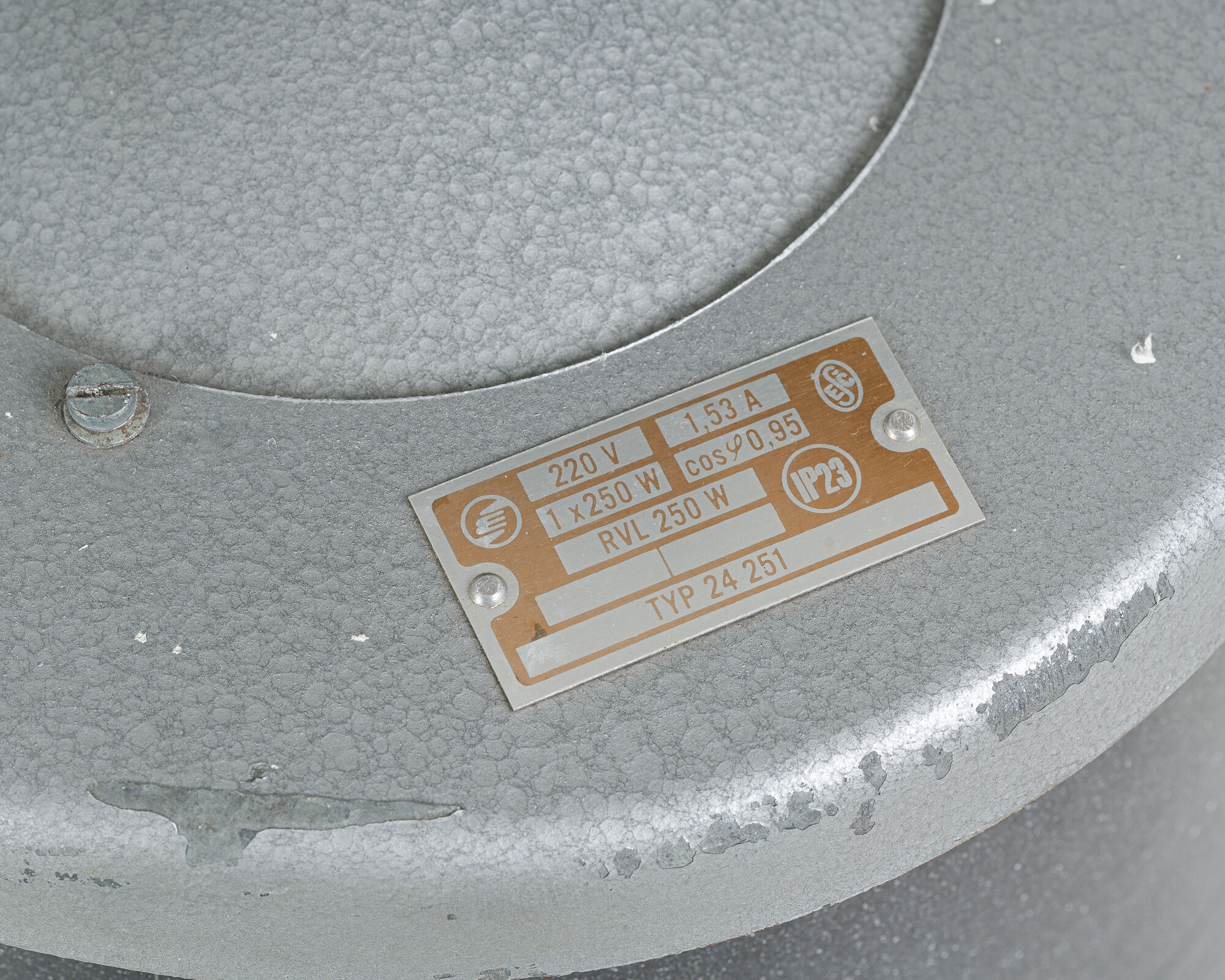 Industrial lamp from Elektrosvit, 1980s