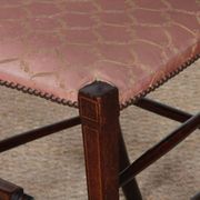 Pair of chairs, English work from the late 19th century.