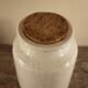 Mustard pot glazed stoneware ciné cork stopper
