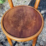 Bistro chair n°14 Horgen-Glarus Switzerland 1900 ca art nouveau seat