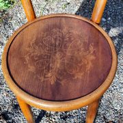 Bistro chair n°14 Horgen-Glarus Switzerland 1900 ca art nouveau seat