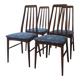 Set of 4 "Eva" chairs in teak by Niels Koefoed – Denmark – 1960s
