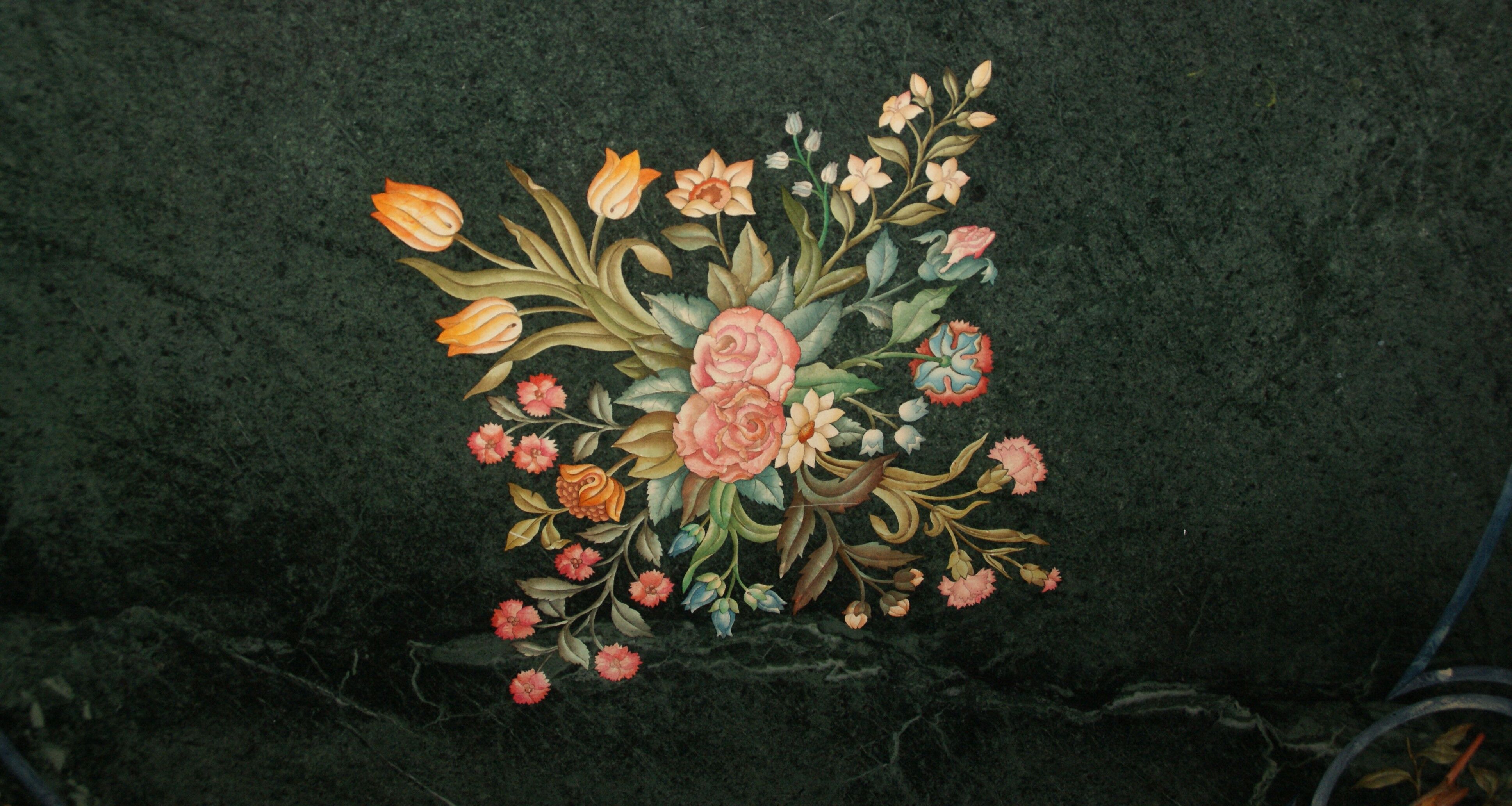 Great Italian table Scagliola