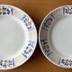 8 antique flat plates in Gien earthenware