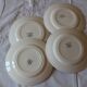 Lot 4 plates Saint Aubin Digoin Sarreguemines