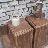 Pair of art deco bedside tables
