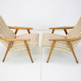 Paire de fauteuils du milieu du siècle des années 1960, Tchécoslovaquie