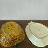 Fruit bowl and its pineapple saucer circa 1960