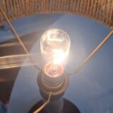 Turned wood lamp circa 1950