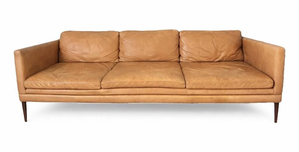 3-seater leather sofa