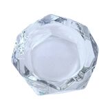 Glass ashtray Bohemia, Czechoslovakia, 1970s