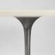 Table à manger avec pied de tulipe en métal, années 1970