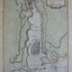 Martigues pond Old geographical map 18th century engraving 1764 by Bellin