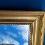Gold frame mirror