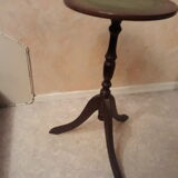 Table in wood and leather