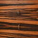 Designer sideboard in Gabonese ebony, 1 door, 12 drawers, 1960s