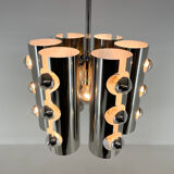 1960's italian chrom chandelier