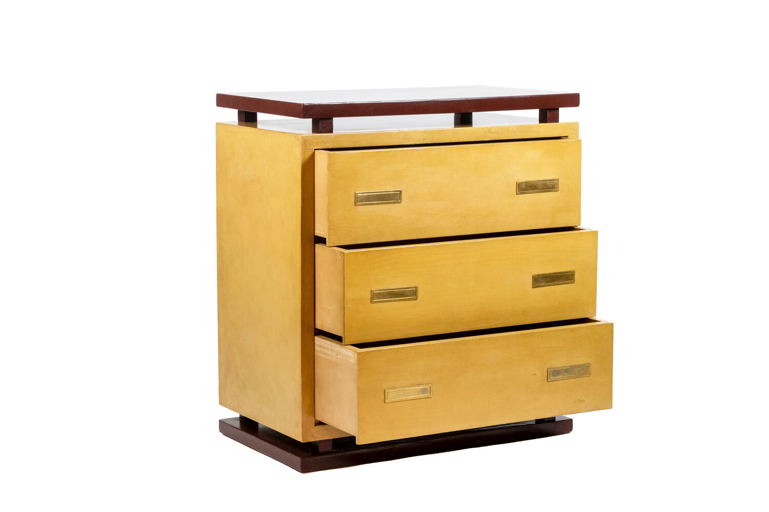 Commode en laque de style art déco, années 1950