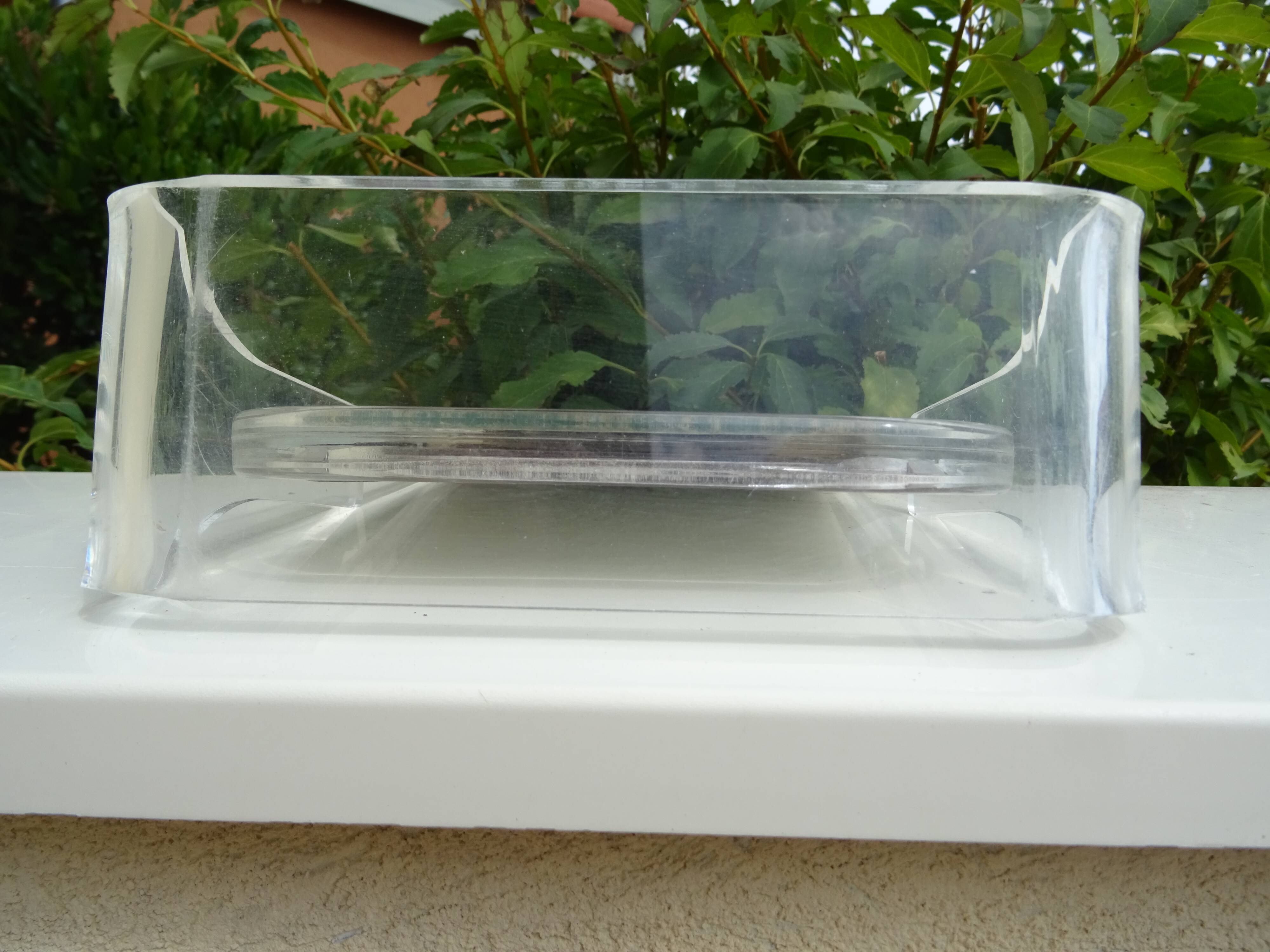 Vintage double-sided plexiglass mirror from the 60s/70s