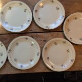 Set of 11 vintage dessert plates