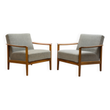 1960s walnut armchair