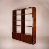 Parchment bookcase by Aldo Tura for Tura Milano 1960