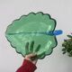 Murano leaf glass pocket tray