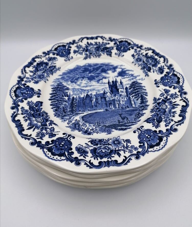 English porcelain plates