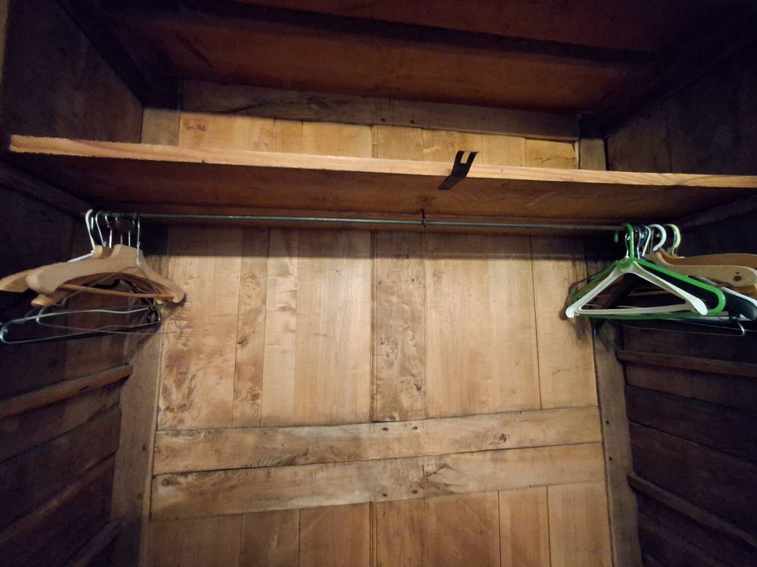 Norman oak stripped wardrobe