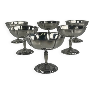 lot de 6 coupes à glaces