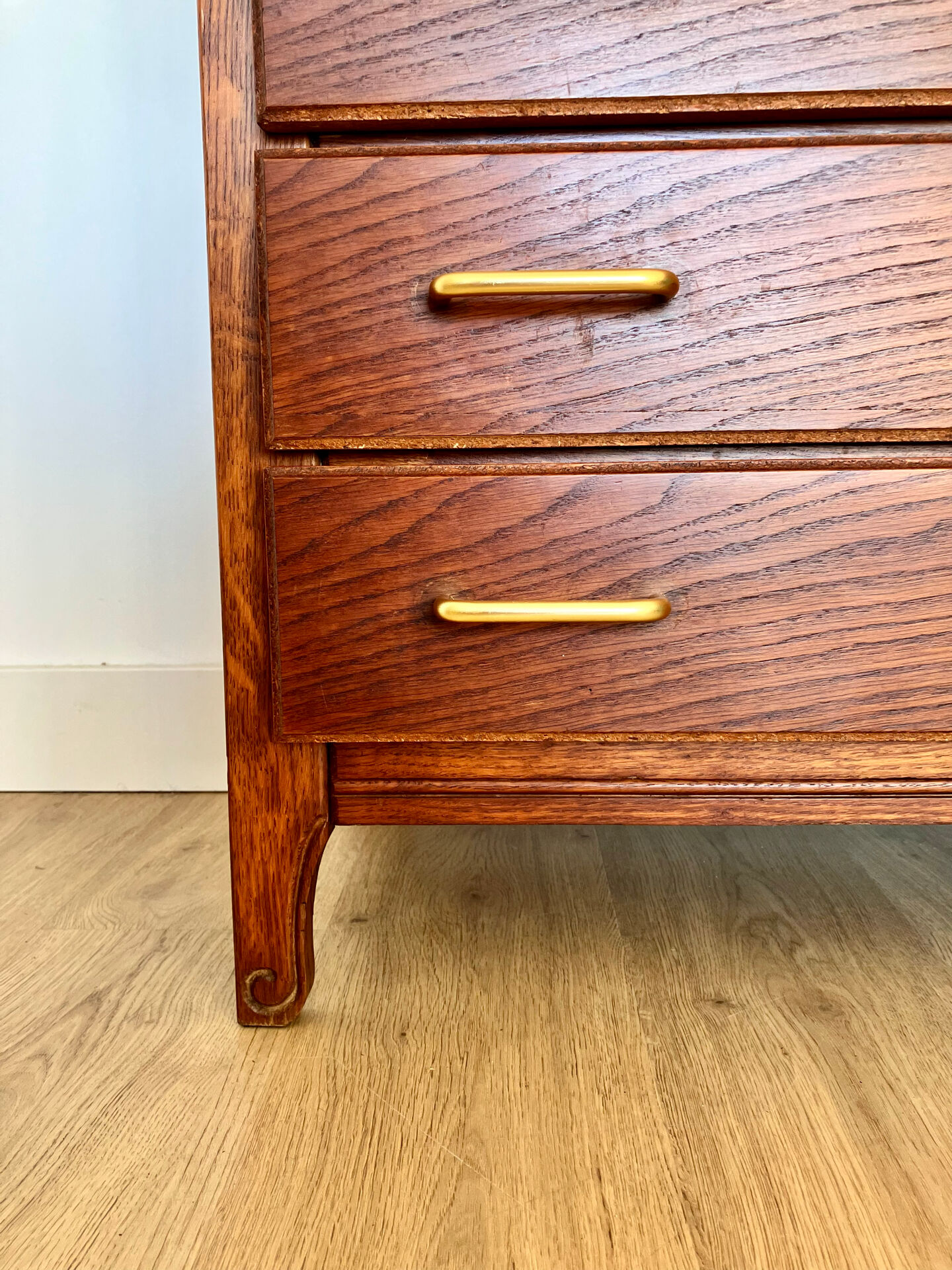 1970s wooden library buffet