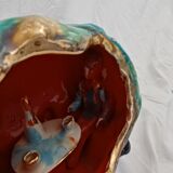 Old shell lamp "Monaco" in ceramic around the years 50/60.