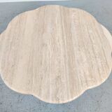 Travertine coffee table "cloud", 80s