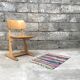 Series of 10 casala children's chairs in vintage light wood