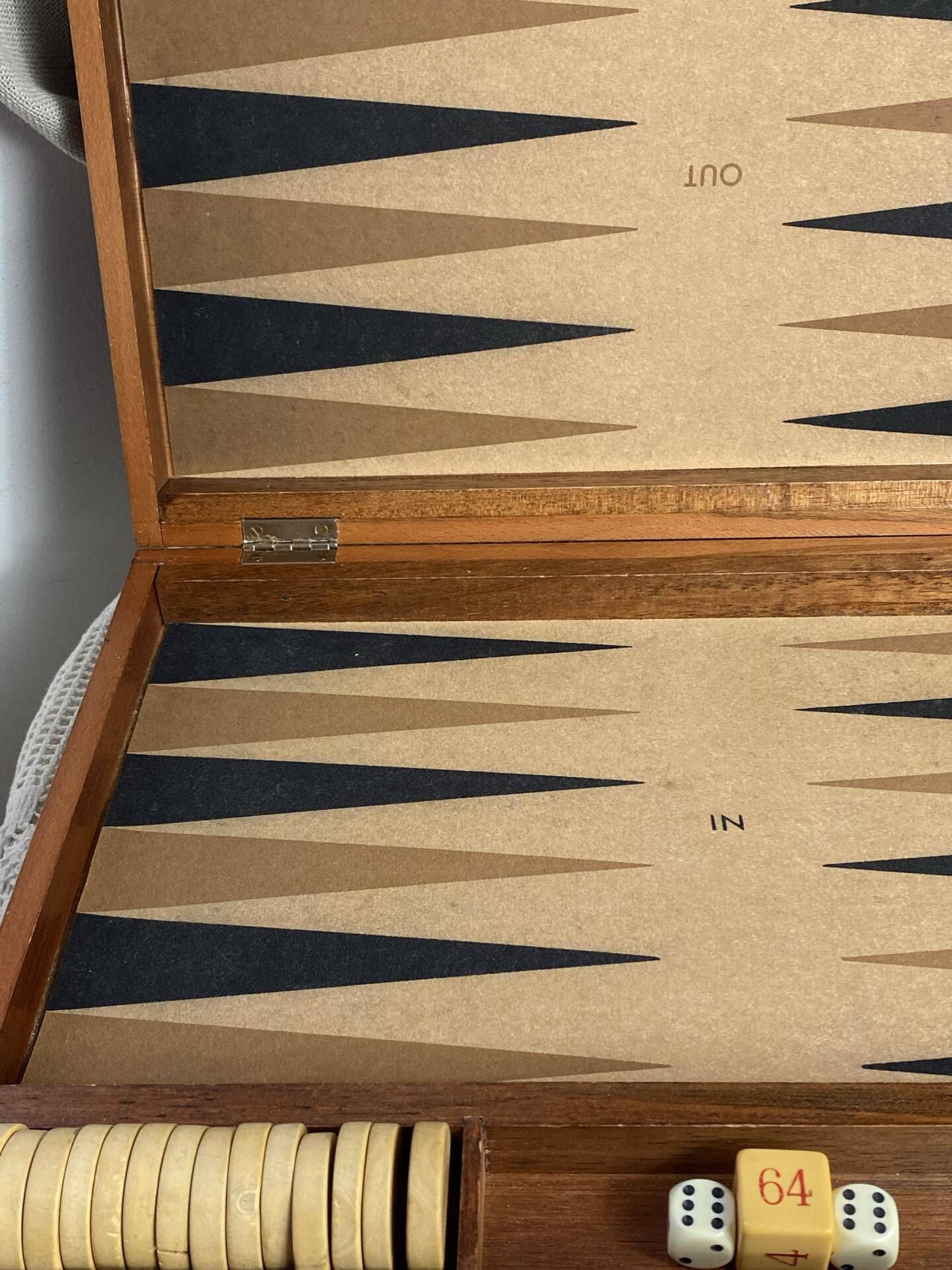 Jeu de backgammon, années 70/80, Dujardin