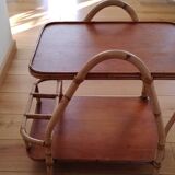 Rolling table, trolley without wheels 70s