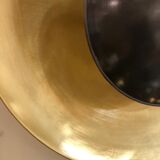 Wall lamp in gold and bronze metal