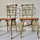 Pair of 19th century Faux Bamboo Parlor Chairs by Thonet