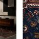 Vintage Handwoven Oriental Tribal Rug, 1940s